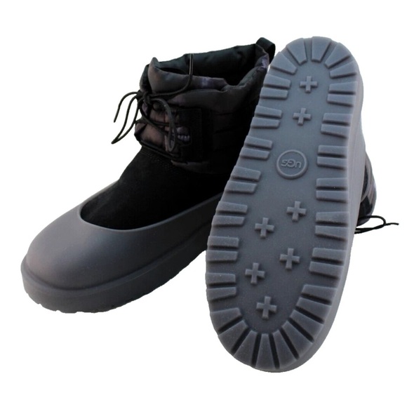 UGG Black and Gray Winter Boots Size 8 - Picture 4 of 4